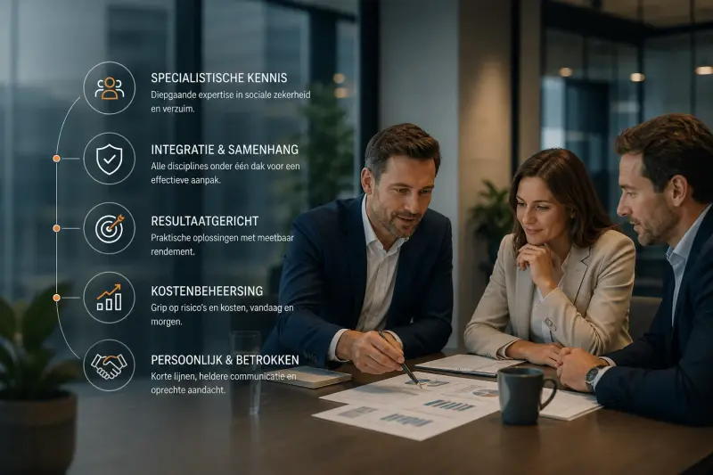 Stryx adviseur en team in gesprek